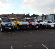 Jeep Limos and 4x4 Limos in Swansea
